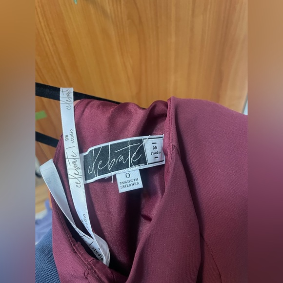 Bridesmaids Dress in Wine, David’s Bridal - Picture 6 of 8